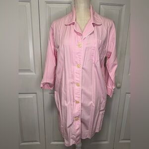 VTG Lauren Ralph Lauren Nightgown Light Pink Night Shirt M